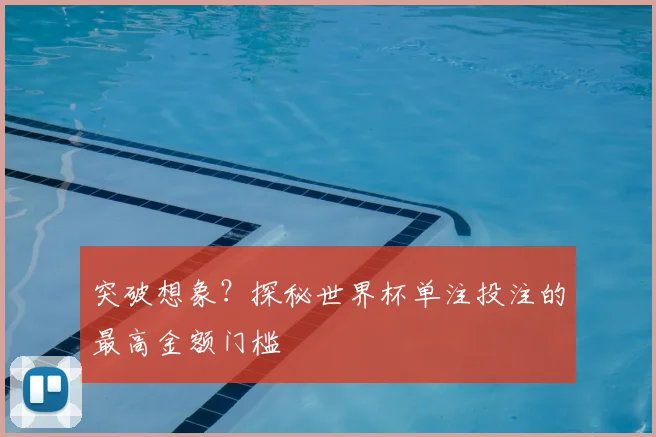 突破想象？探秘世界杯单注投注的最高金额门槛